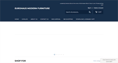 Desktop Screenshot of eurohausfurniture.com