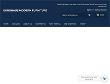 Tablet Screenshot of eurohausfurniture.com